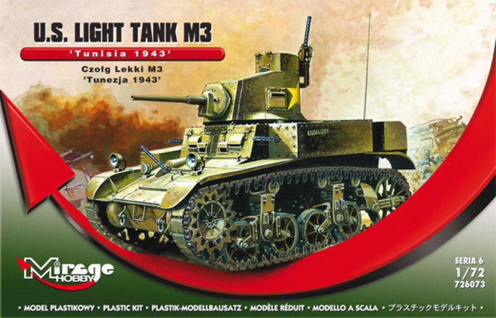 Mr.Hobby günstig Kaufen-U.S. Light Tank M3 Tunisia 1943. U.S. Light Tank M3 Tunisia 1943 <![CDATA[Mirage Hobby / 726073 / 1:72]]>. 