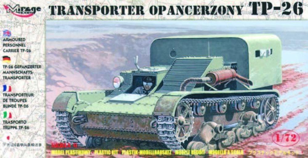 Mannschaftstransporter günstig Kaufen-Gep. Mannschaftstransporter TP-26. Gep. Mannschaftstransporter TP-26 <![CDATA[Mirage Hobby / 72608 / 1:72]]>. 