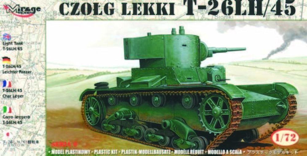 Panzer 4 günstig Kaufen-Leichter Panzer T-26 LH/45. Leichter Panzer T-26 LH/45 <![CDATA[Mirage Hobby / 72617 / 1:72]]>. 