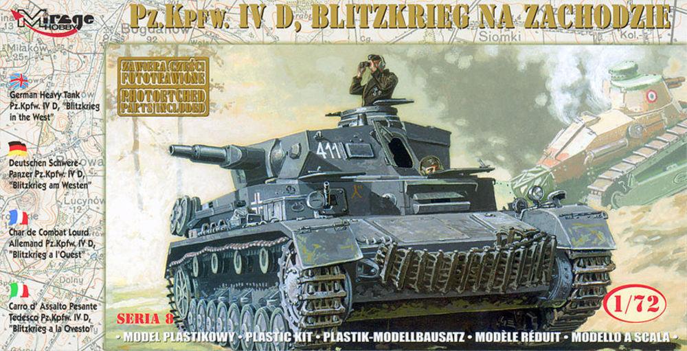 KR 85 günstig Kaufen-Pz.Kpfw. IVD BLITZKRIEG in the WEST. Pz.Kpfw. IVD BLITZKRIEG in the WEST <![CDATA[Mirage Hobby / 72854 / 1:72]]>. 