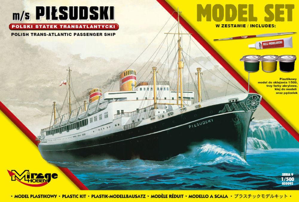 One:Atlantic günstig Kaufen-m/s PILSUDSKI (Trans-Atlantic Passenger Ship) (Model Set). m/s PILSUDSKI (Trans-Atlantic Passenger Ship) (Model Set) <![CDATA[Mirage Hobby / 850092 / 1:500]]>. 