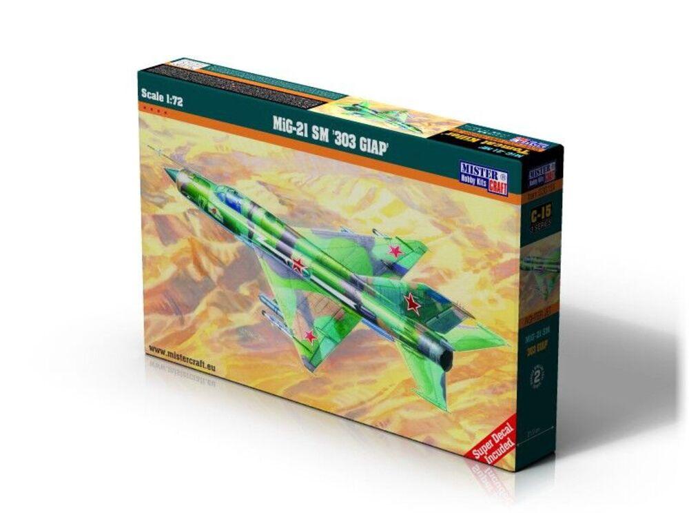 MiG 21 günstig Kaufen-MiG-21SM 303 GIAD. MiG-21SM 303 GIAD <![CDATA[Mistercraft / C-14 / 1:72]]>. 