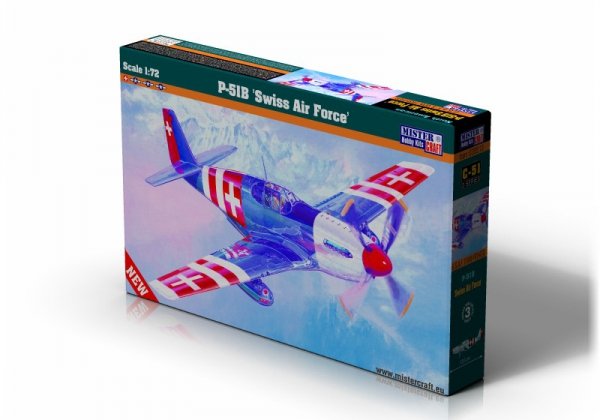 Air Force günstig Kaufen-P-51 B Mustang Swiss Air Force. P-51 B Mustang Swiss Air Force <![CDATA[Mistercraft / C-51 / 1:72]]>. 