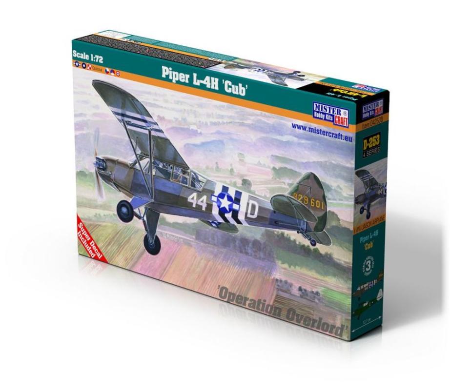 Piper günstig Kaufen-Piper L-4H Cub. Piper L-4H Cub <![CDATA[Mistercraft / D-253 / 1:72]]>. 