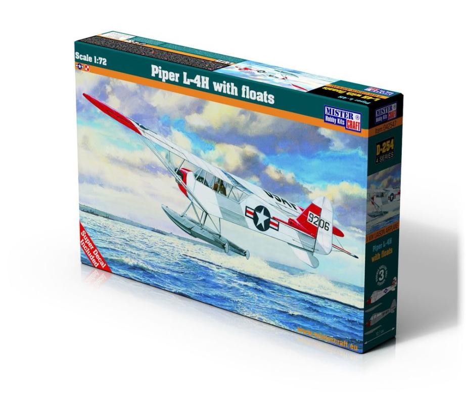 with RC günstig Kaufen-Piper L-4H with floats. Piper L-4H with floats <![CDATA[Mistercraft / D-254 / 1:72]]>. 