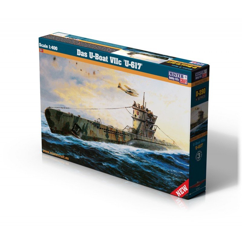 400 II günstig Kaufen-Das U-Boot VIIC U-617. Das U-Boot VIIC U-617 <![CDATA[Mistercraft / D-290 / 1:400]]>. 