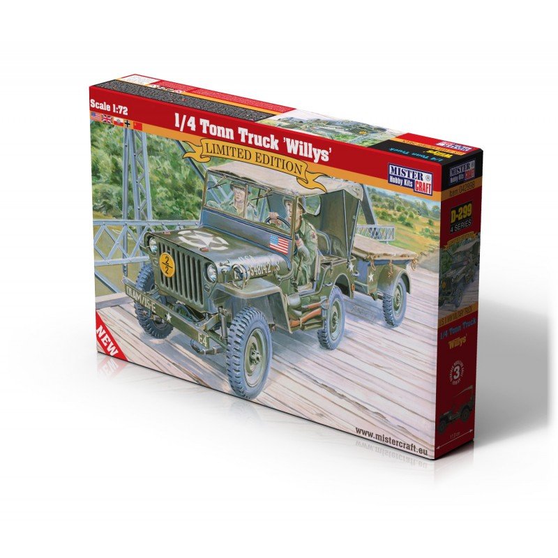 Truck günstig Kaufen-1/4 Tonn Truck Willys. 1/4 Tonn Truck Willys <![CDATA[Mistercraft / D-299 / 1:72]]>. 