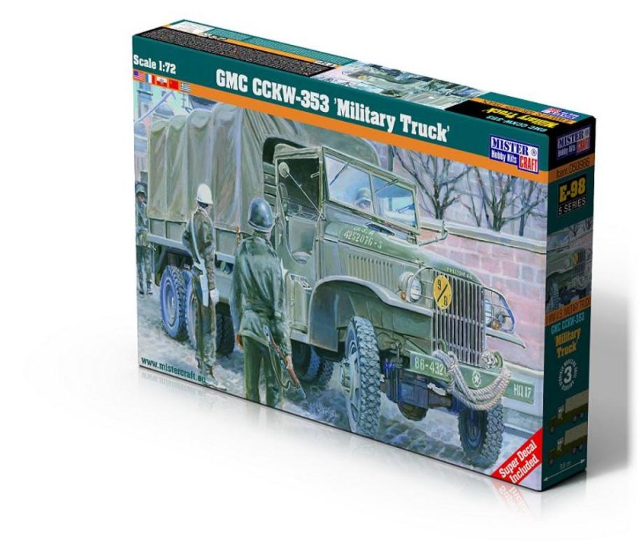 5903852050986 - Mistercraft E-98 - 172 GMC CCKW-353 Military Truck