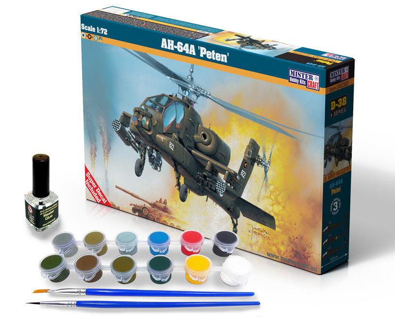 Set 38 günstig Kaufen-AH-64A Peten - Model Set. AH-64A Peten - Model Set <![CDATA[Mistercraft / SD-38 / 1:72]]>. 