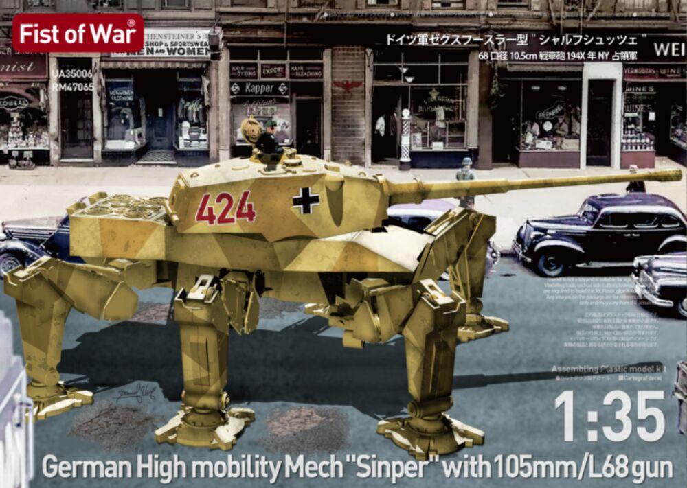 German High mobility Mech Sinper with 105mm/L68 gun – Fist of War