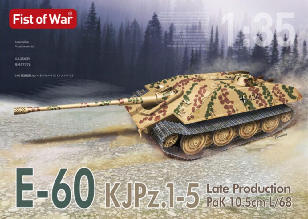 German WWII E-60 Heavy jadge panther late type with 105mm gun – Fist of War