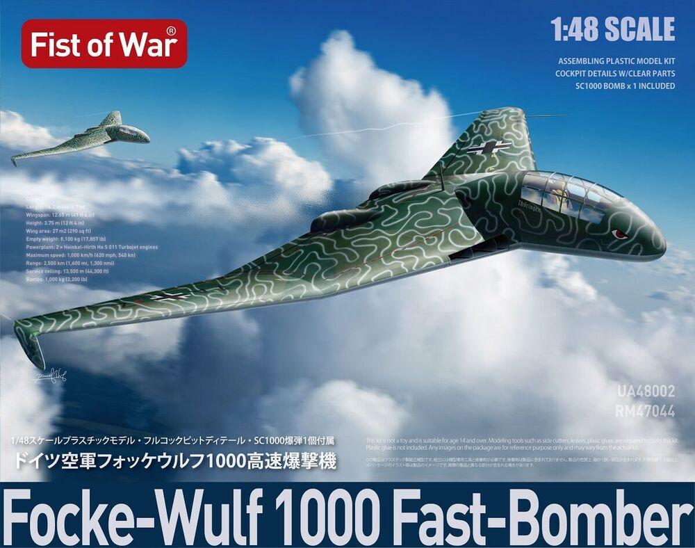 A4 10 günstig Kaufen-Focke-Wulf 1000 Fast-Bomber. Focke-Wulf 1000 Fast-Bomber <![CDATA[Modelcollect / UA48002 / 1:48]]>. 