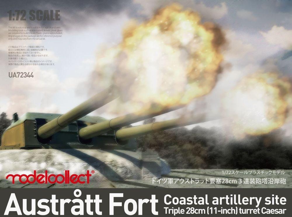 Site günstig Kaufen-Austratt fort coastal artillery site - Ttriple 28cm turret Caesar. Austratt fort coastal artillery site - Ttriple 28cm turret Caesar <![CDATA[Modelcollect / UA72344 / 1:72]]>. 