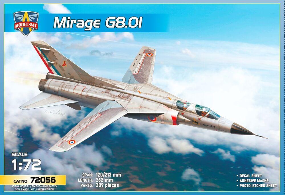 Mirage G8.01 variable-geometry exp.fighter