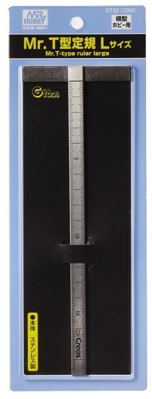 4973028420777 - Mr Hobby - Gunze GT-82 - Mr T-Type Ruler Large