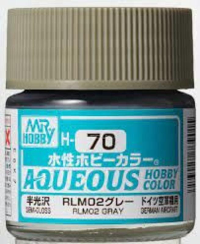 4973028719468 - Aqueous Hobby Colors (10 ml) RLM02 Gray