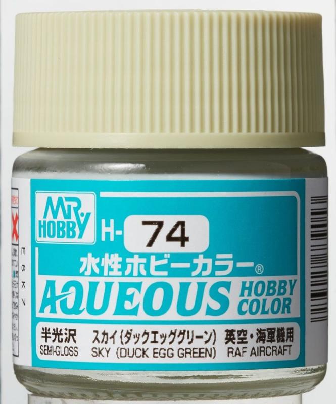 4973028719505 - Aqueous Hobby Colors (10 ml) Sky (Duck Egg Green)