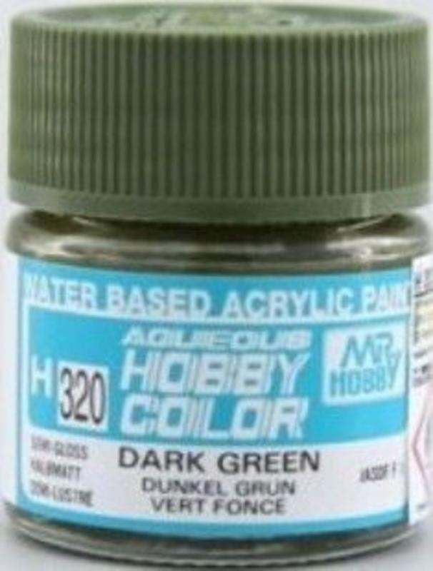 4973028922677 - Aqueous Hobby Colors (10 ml) Dark Green 4973028922677 - Aqueous Hobby Colors (10 ml) Dark Green