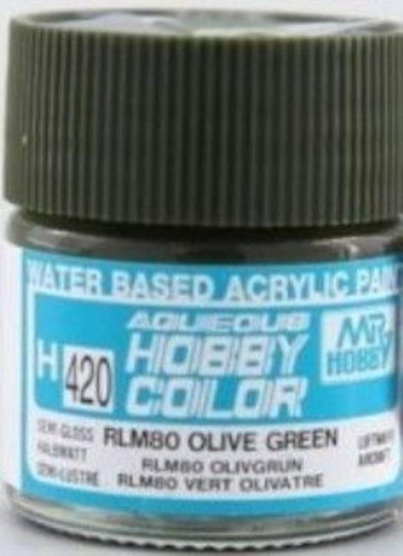 4973028719840 - Aqueous Hobby Colors (10 ml) RLM80 Olive Green