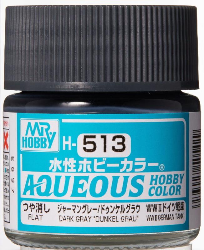 4973028505429 - Aqueous Hobby Colors (10 ml) Dark Gray Dunkelgrau