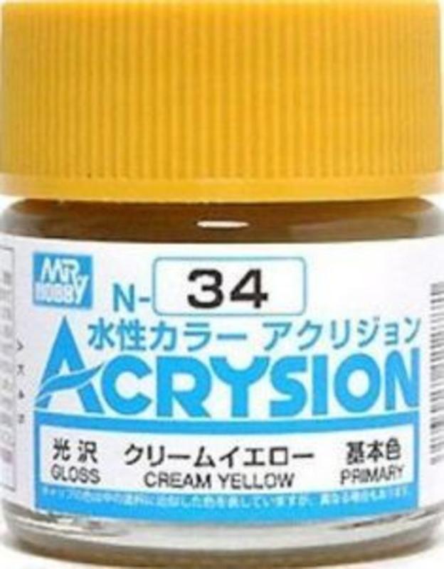 4973028112771 - Acrysion (10 ml) Cream Yellow