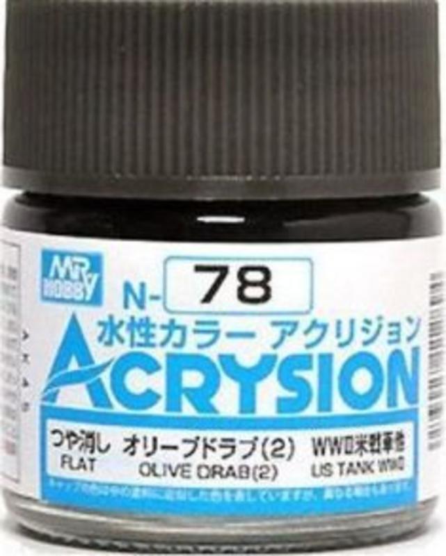 4973028112894 - Acrysion (10 ml) Olive Drab (2)