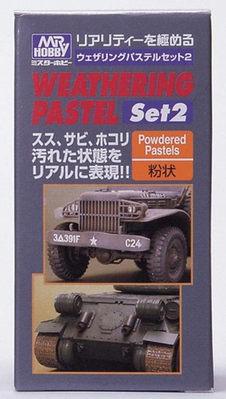4973028135954 - Mr Hobby - Gunze PP-102 - Weathering Pastel Set 2