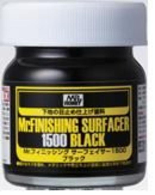 4973028420203 - Mr Finishing Surfacer 1500 Black (40 ml)