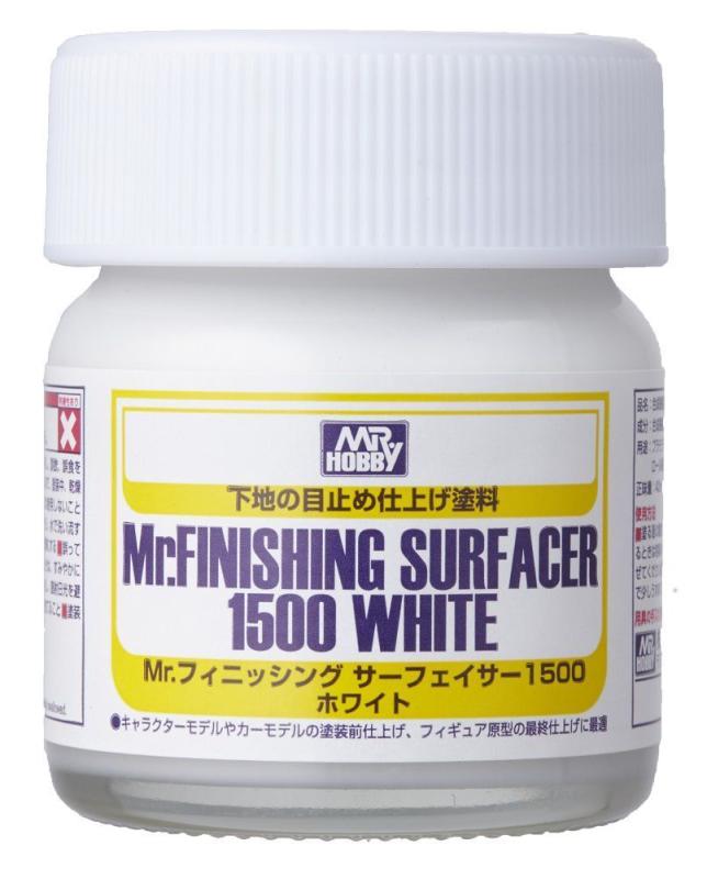 4973028631166 - Mr Finishing Surfacer 1500 White (40ml)