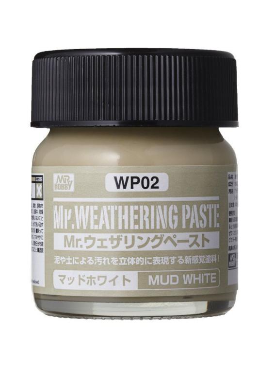 4973028630848 - Mr Hobby - Gunze WP-02 - Weathering Paste Mud White