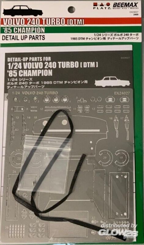 4545782079913 - NUNU-BEEMAX E24027 - 124 Volvo 240 turbo [DTM] 85 Champion Detail up Parts