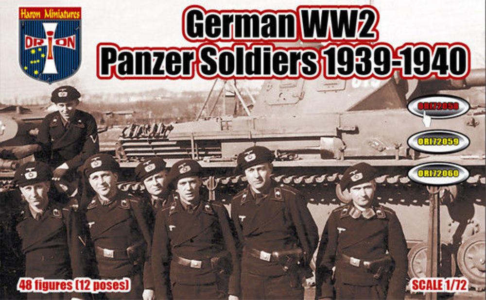 WWII günstig Kaufen-WWII German Panzer Soldiers, 1939-1940. WWII German Panzer Soldiers, 1939-1940 <![CDATA[Orion / 72058 / 1:72]]>. 