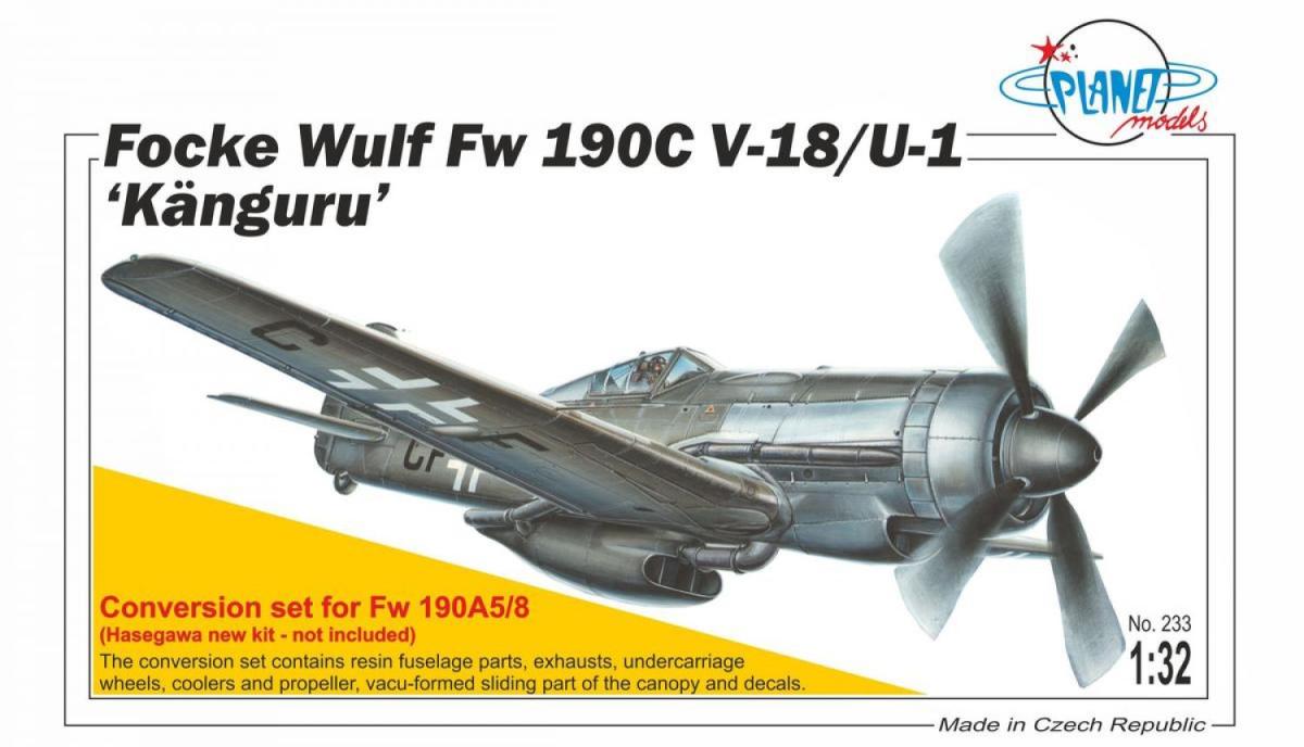 FW 190 günstig Kaufen-Focke-Wulf Fw 190 C (V-18) Kanguru Conver. Focke-Wulf Fw 190 C (V-18) Kanguru Conver <![CDATA[Planet Models / PLT233 / 1:32]]>. 