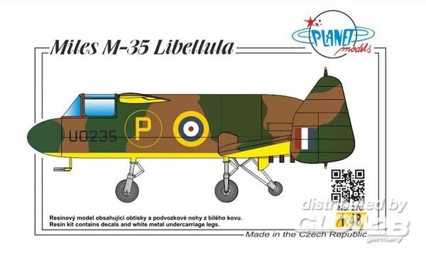 Planet 3 günstig Kaufen-Miles M-35 Libellula. Miles M-35 Libellula <![CDATA[Planet Models / 270 / 1:48]]>. 