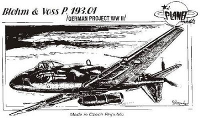 Blohm günstig Kaufen-Blohm & Voss BV P.193.01,. Blohm & Voss BV P.193.01, <![CDATA[Planet Models / CM-72 030 / 1:72]]>. 