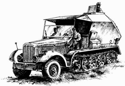 8595593112152 - SdKfz 7 3 Feuerleitpanzer 8595593112152 - SdKfz 7 3 Feuerleitpanzer
