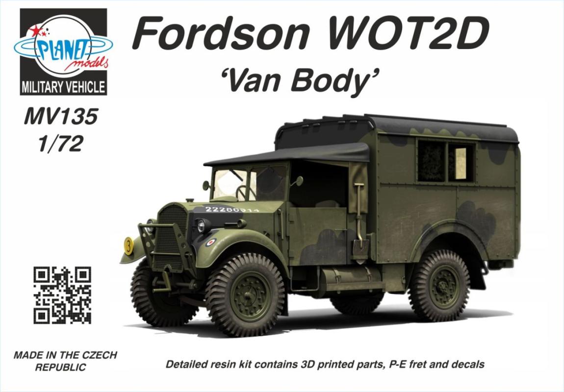 CD R günstig Kaufen-Fordson WOT2D - Van Body. Fordson WOT2D - Van Body <![CDATA[Planet Models / MV135 / 1:72]]>. 