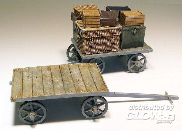 Railway günstig Kaufen-Railway car on baggages. Railway car on baggages <![CDATA[plusmodel / 207 / 1:35]]>. 
