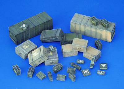 8595241601182 - Plus model 118 - Munitionskontainer Alliierte WWII in 135 8595241601182 - Plus model 118 - Munitionskontainer Alliierte WWII in 135