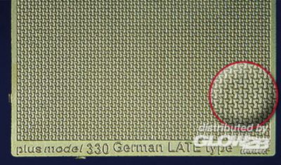 Mode Plus günstig Kaufen-German Late Engraved Plate. German Late Engraved Plate <![CDATA[plusmodel / 330 / 1:35]]>. 