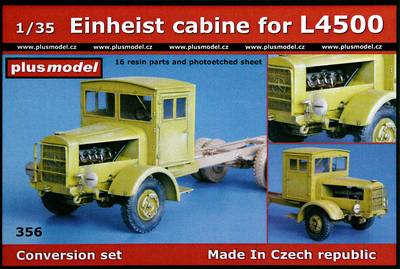 500 Plus günstig Kaufen-Einheist Cabine for L4500. Einheist Cabine for L4500 <![CDATA[plusmodel / 356 / 1:35]]>. 