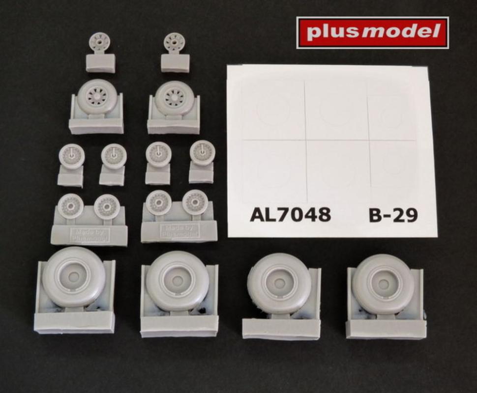 Mode Plus günstig Kaufen-B-29 Superfortress - Wheels groved tread. B-29 Superfortress - Wheels groved tread <![CDATA[plusmodel / AL7048 / 1:72]]>. 