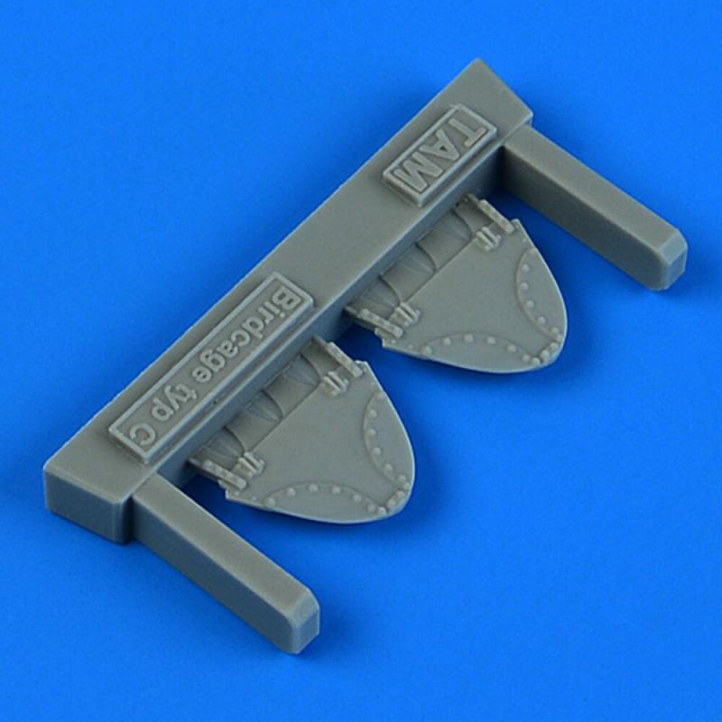 F4U-1 bird cage Corsair - Headtrest type C [Tamiya]