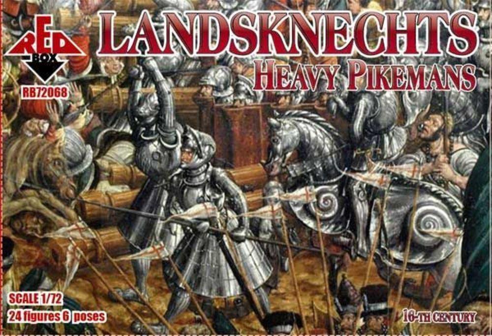 DK 20 günstig Kaufen-Landknechts (Heavy pikemen), 16th century. Landknechts (Heavy pikemen), 16th century <![CDATA[Red Box / RB72068 / 1:72]]>. 