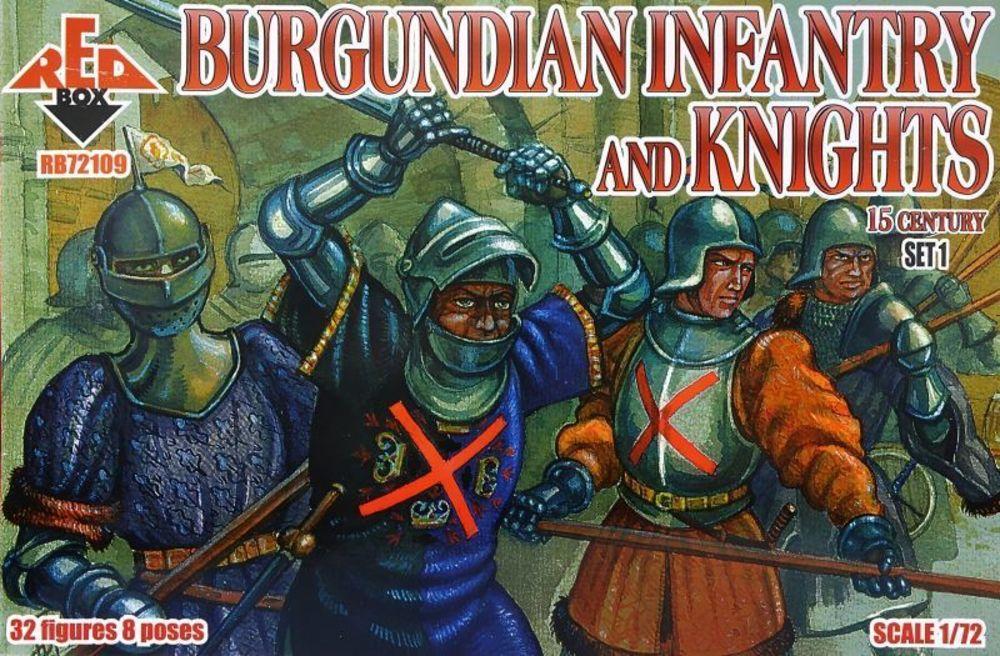 10 Cent günstig Kaufen-Burgundian infantry a.knights,15th century - Set 1. Burgundian infantry a.knights,15th century - Set 1 <![CDATA[Red Box / RB72109 / 1:72]]>. 