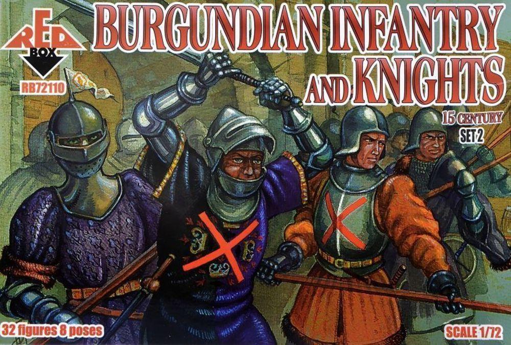 At Night günstig Kaufen-Burgundian infantry a.knights,15th century - Set 2. Burgundian infantry a.knights,15th century - Set 2 <![CDATA[Red Box / RB72110 / 1:72]]>. 