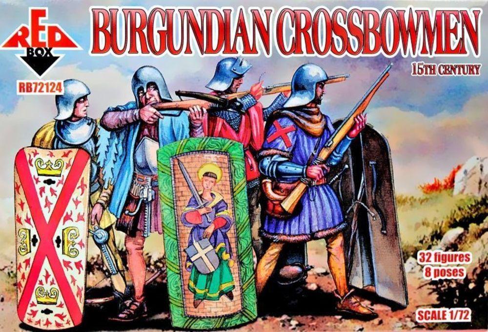 24 12 günstig Kaufen-Burgundian crossbowmen, 15th century. Burgundian crossbowmen, 15th century <![CDATA[Red Box / 72124 / 1:72]]>. 