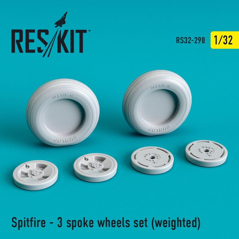 Spitfire (3 spoke) - Wheels set (weighted)