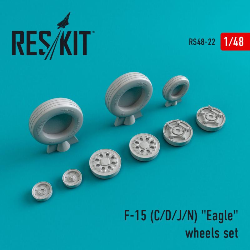 F-15 (C,D,J,N) Eagle (weighted) - Wheels set