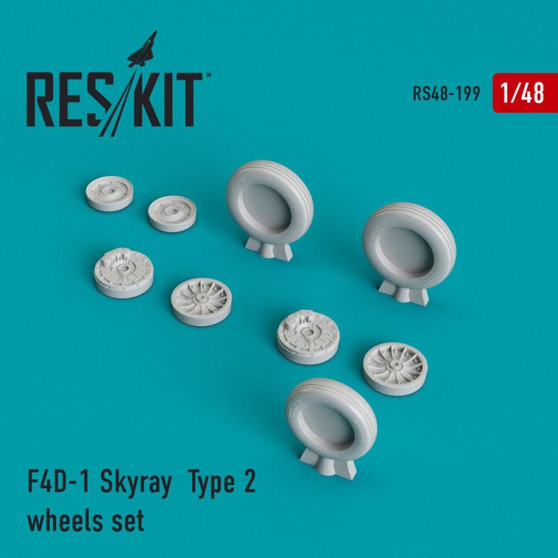 F4D-1 Skyray type 2 - Wheels set